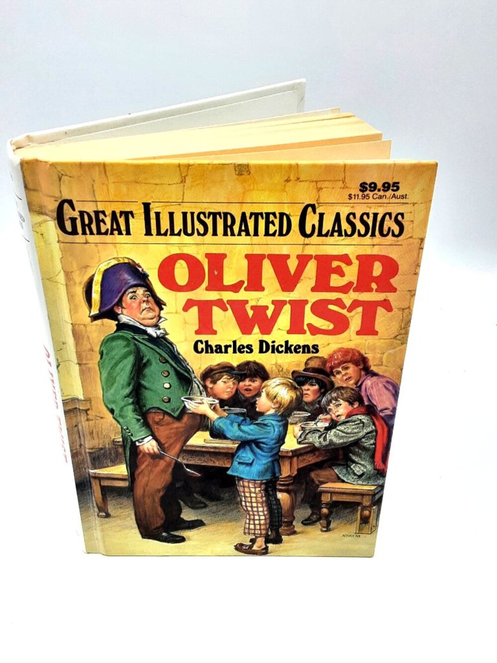 Oliver Twist CHARLES DICKENS Great Illustrated Classics 1989 Hardback Book